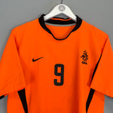 2002/04 NETHERLANDS V.NISTELROOY #9 HOME SHIRT (S) NIKE