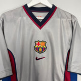 1998/01 BARCELONA KLUIVERT #9 AWAY SHIRT (L) NIKE