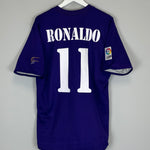 2002/03 REAL MADRID RONALDO #11 CENTENARY THIRD SHIRT (L) ADIDAS