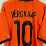 2000/02 NETHERLANDS BERGKAMP #10 *BNWT* HOME SHIRT (XL) NIKE