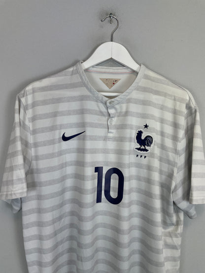 2014/15 FRANCE BENZEMA #10 AWAY SHIRT (XL) NIKE