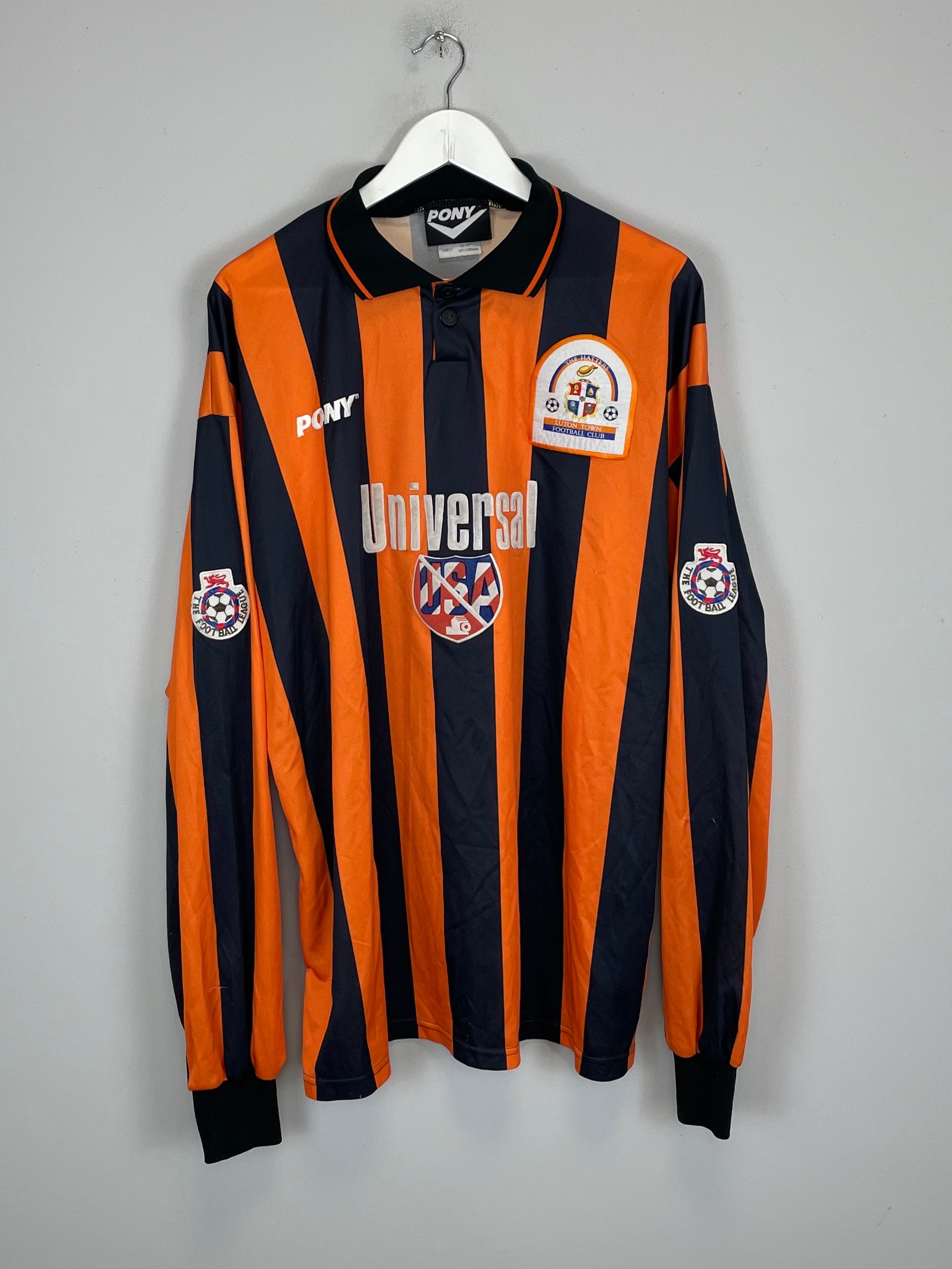 1995/96 LUTON TOWN L/S AWAY SHIRT (XXL) PONY