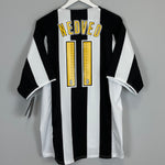 2004/05 JUVENTUS NEDVED #11 *BNWT* HOME SHIRT (XL) NIKE