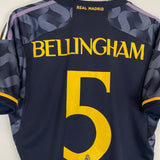 2023/24 REAL MADRID BELLINGHAM #5 AWAY SHIRT (M) ADIDAS