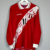 1996/97 PERU #11 L/S AWAY SHIRT (XL) UMBRO