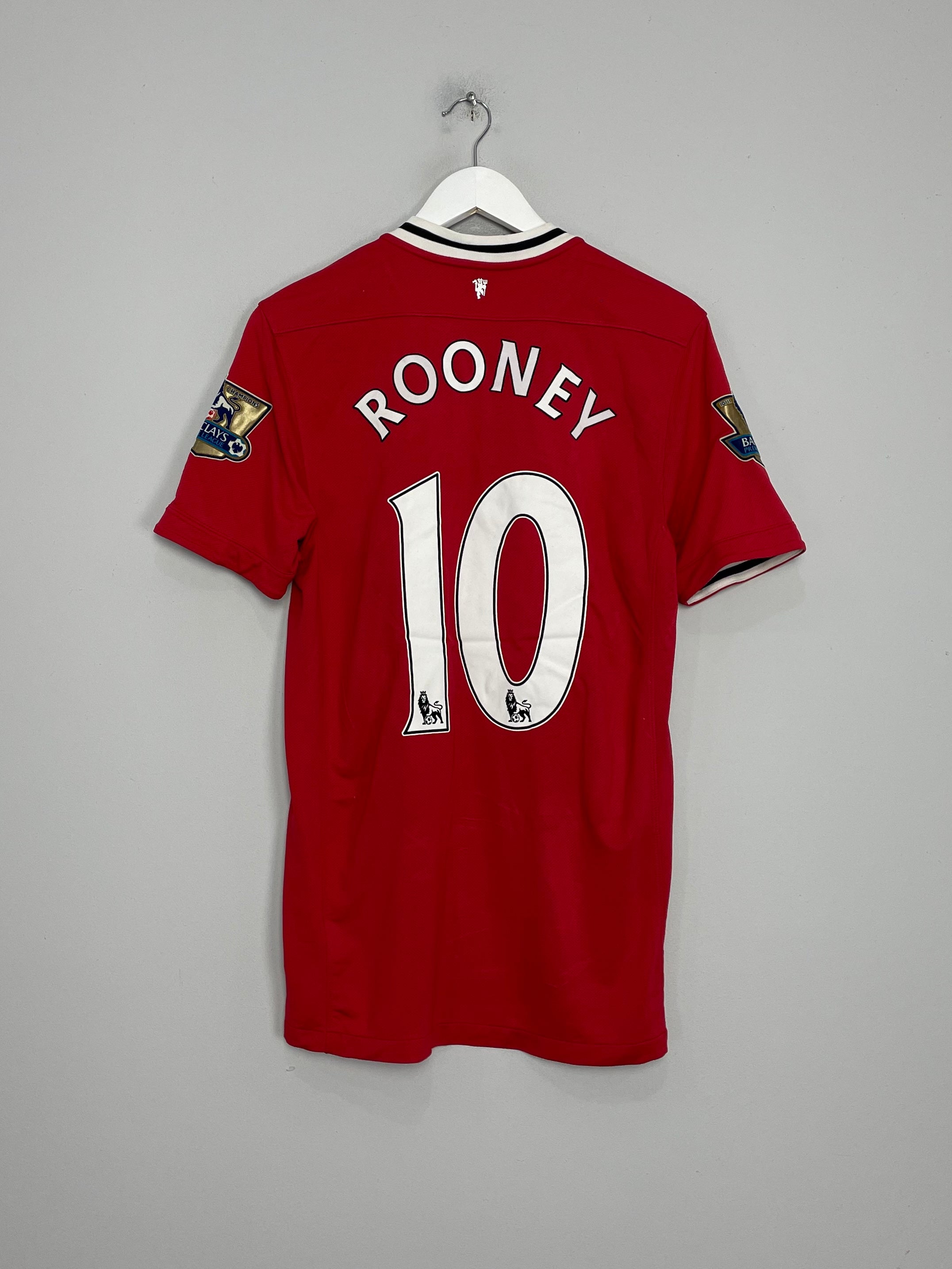 2011/12 MANCHESTER UNITED ROONEY #10 HOME SHIRT (M) NIKE