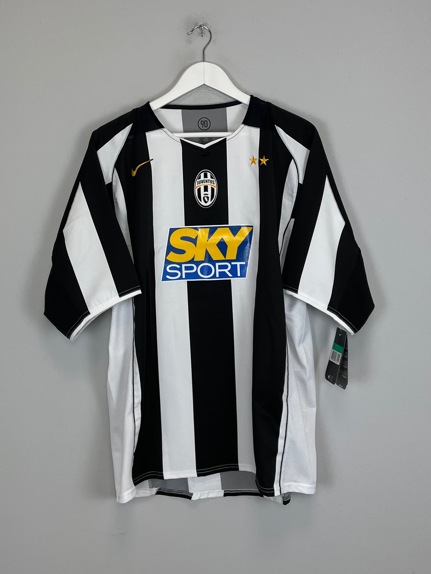 2004/05 JUVENTUS NEDVED #11 *BNWT* HOME SHIRT (XL) NIKE