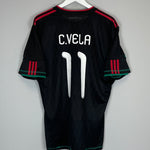 2010/11 MEXICO C.VELA #11 AWAY SHIRT (L) ADIDAS