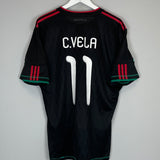 2010/11 MEXICO C.VELA #11 AWAY SHIRT (L) ADIDAS