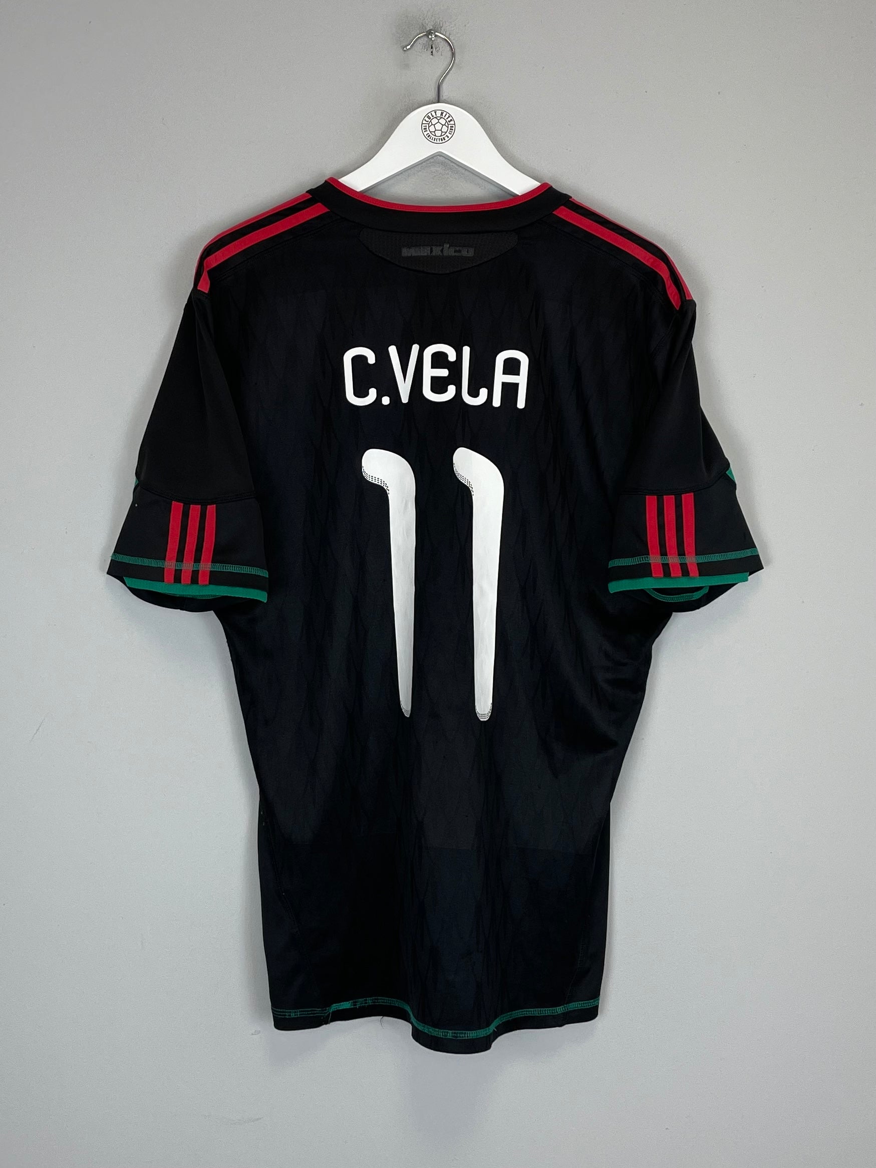 2010/11 MEXICO C.VELA #11 AWAY SHIRT (L) ADIDAS