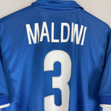 1997/98 ITALY MALDINI #3 HOME SHIRT (L) NIKE