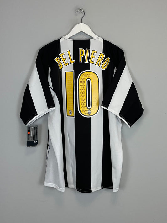 2004/05 JUVENTUS DEL PIERO #10 *BNWT* HOME SHIRT (XL) NIKE