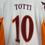 2010/11 ROMA TOTTI #10 L/S AWAY SHIRT (M) KAPPA