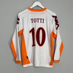 2010/11 ROMA TOTTI #10 L/S AWAY SHIRT (M) KAPPA