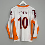 2010/11 ROMA TOTTI #10 L/S AWAY SHIRT (M) KAPPA