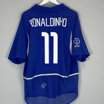 2002/04 BRAZIL RONALDINHO #11 AWAY SHIRT (L) NIKE