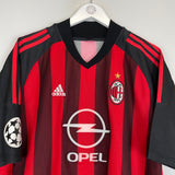 2002/03 AC MILAN RUI COSTA #10 C/L HOME SHIRT (M) ADIDAS