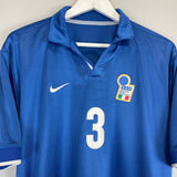 1997/98 ITALY MALDINI #3 HOME SHIRT (L) NIKE