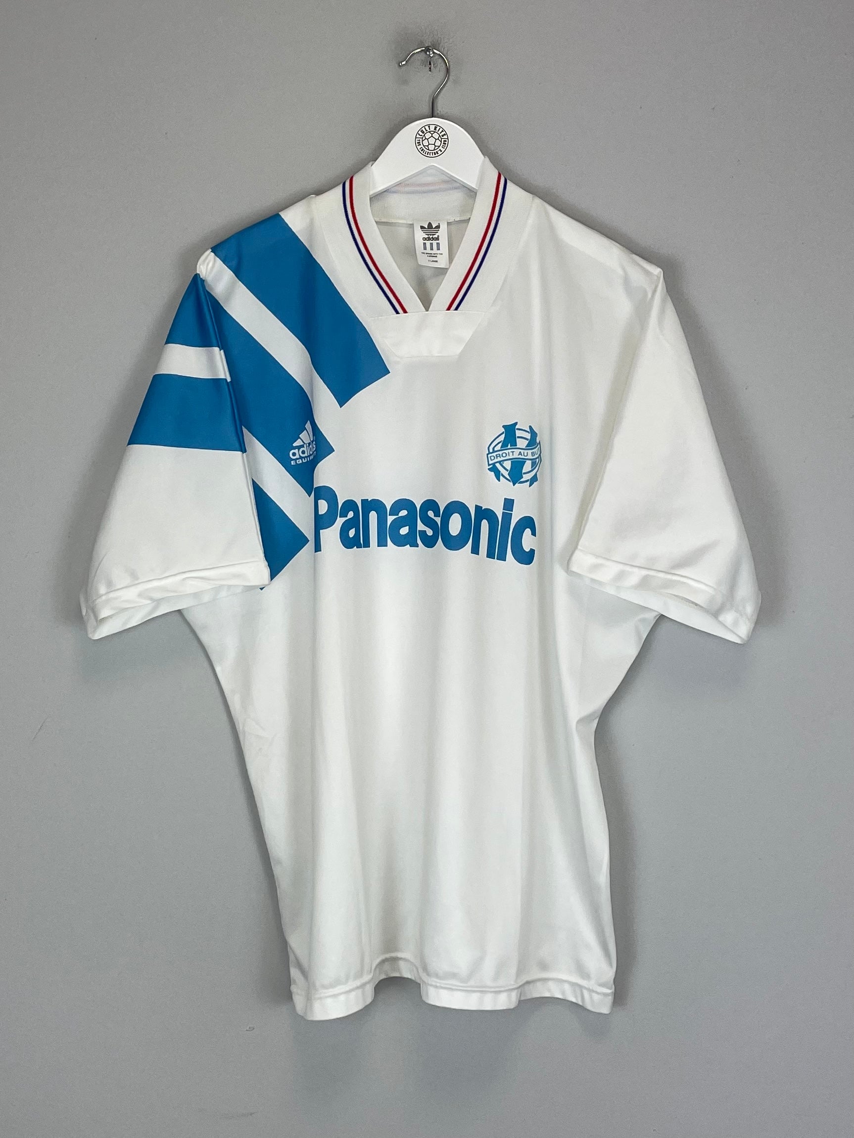 1991/92 MARSEILLE HOME SHIRT (XL) ADIDAS