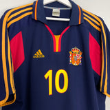 2000/02 SPAIN RAUL #10 AWAY SHIRT (XL) ADIDAS