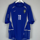 2002/04 BRAZIL RONALDINHO #11 AWAY SHIRT (L) NIKE