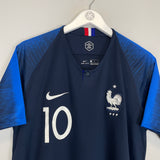 2018 FRANCE MBAPPE #10 HOME SHIRT (L) NIKE