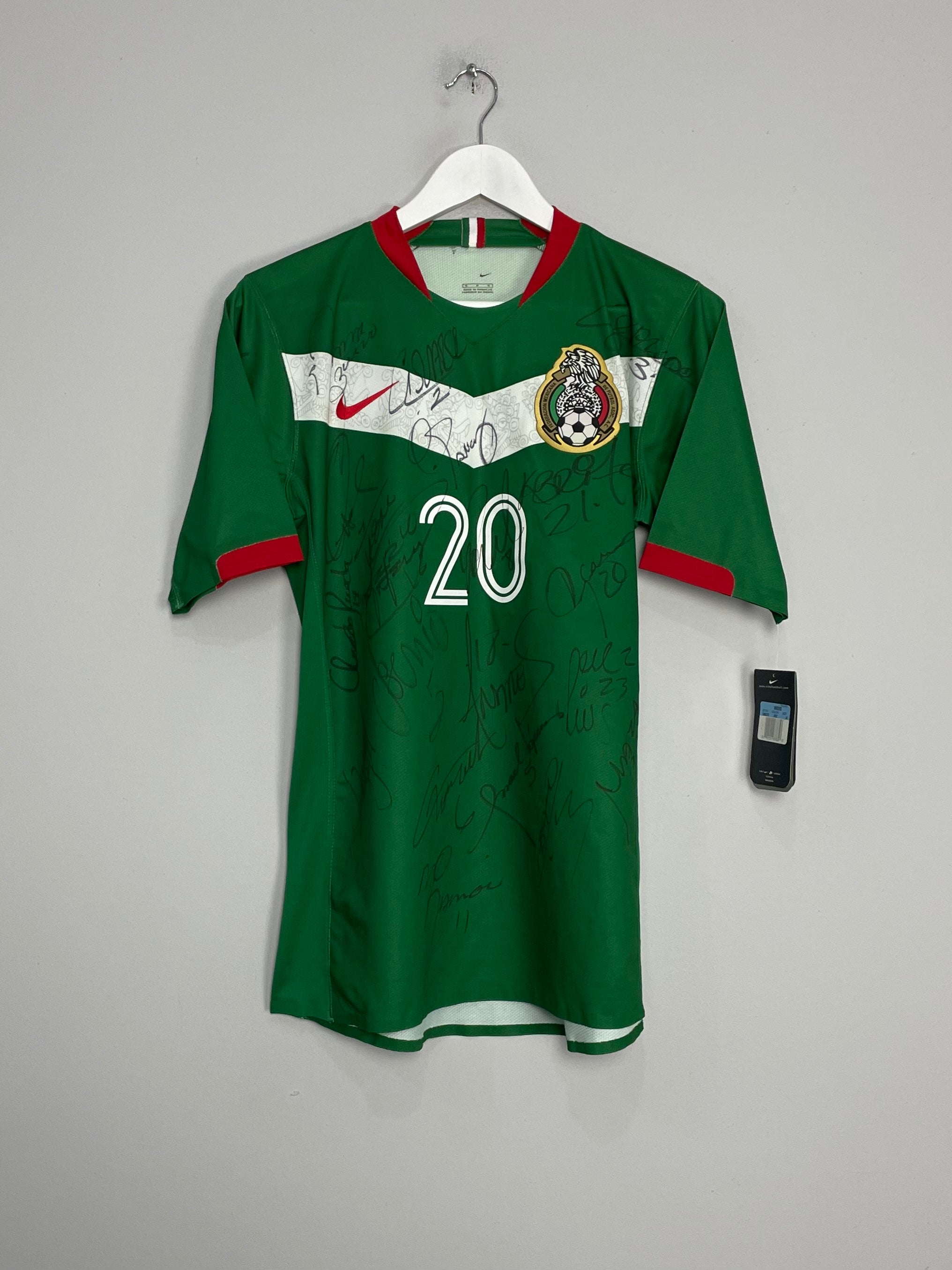 2006/07 MEXICO #20 *BNWT* SQUAD SIGNED SHIRT (M) NIKE