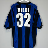 2000/01 INTER MILAN VIERI #32 HOME SHIRT (L) NIKE