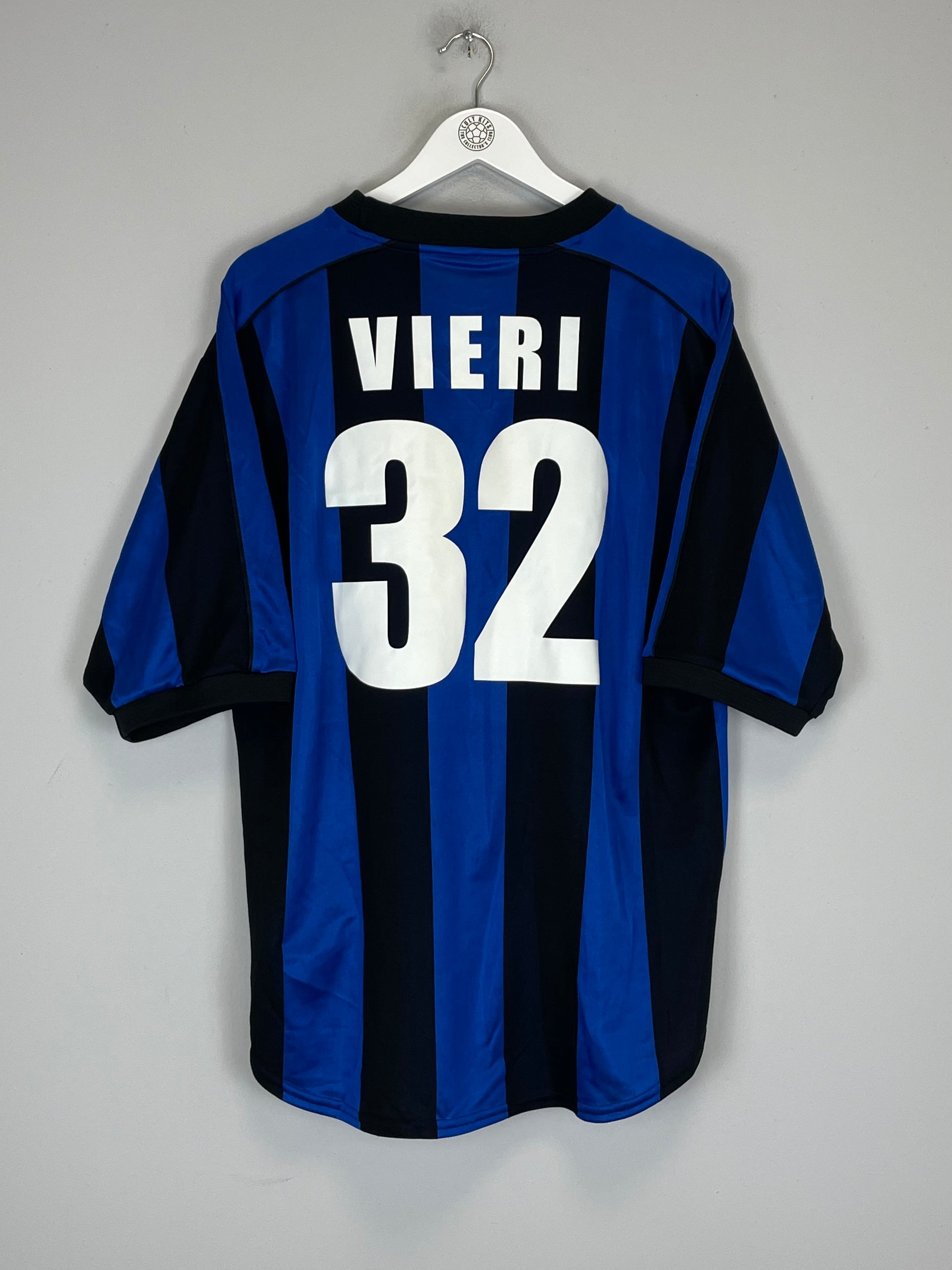 2000/01 INTER MILAN VIERI #32 HOME SHIRT (L) NIKE