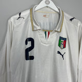 2007/09 ITALY PANUCCI #2 L/S AWAY SHIRT (M) PUMA