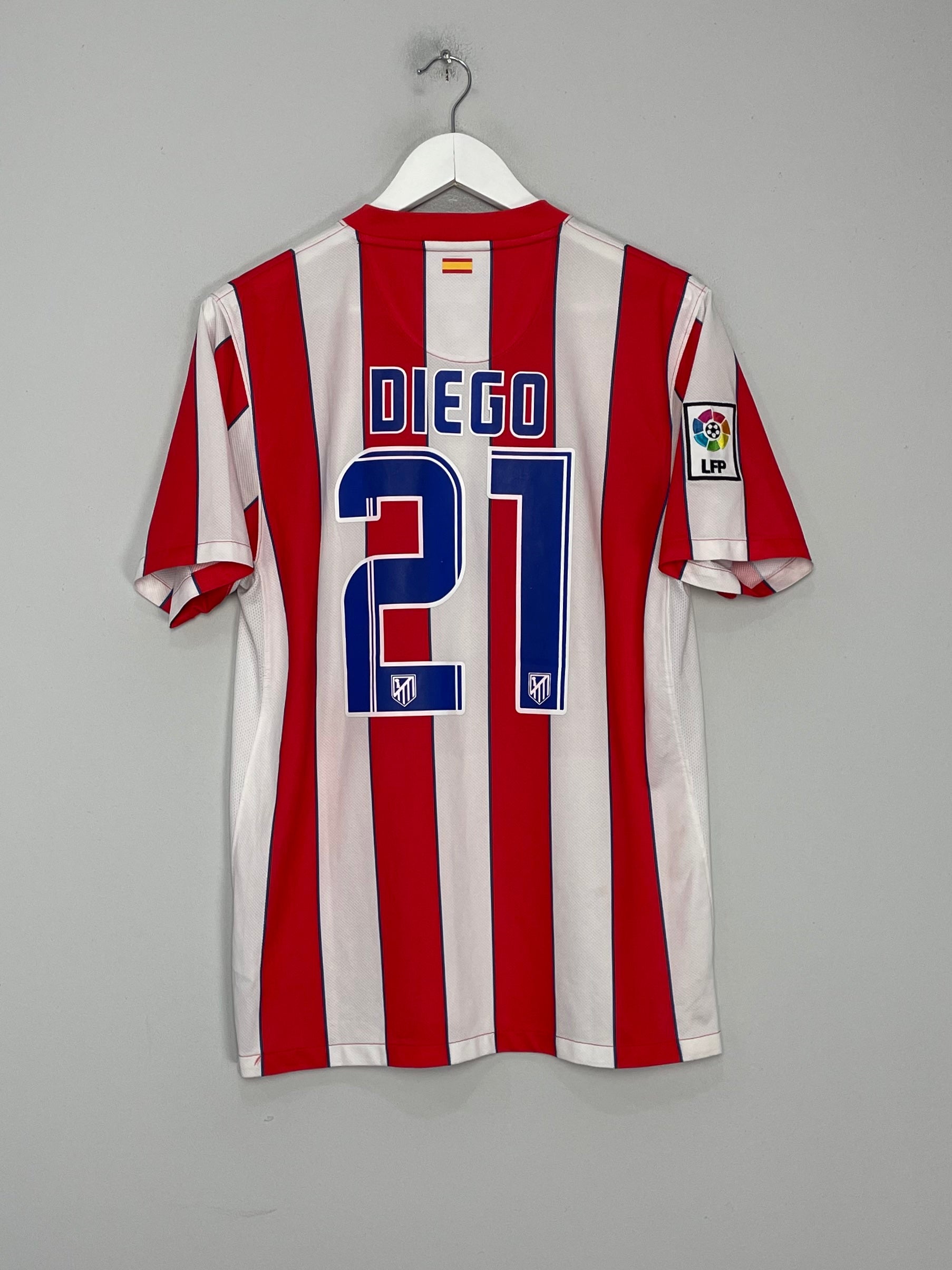 2011/12 ATLETICO MADRID DIEGO #21 HOME SHIRT (M) NIKE