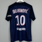 2015/16 PSG IBRAHIMOVIC #10 HOME SHIRT (L) NIKE