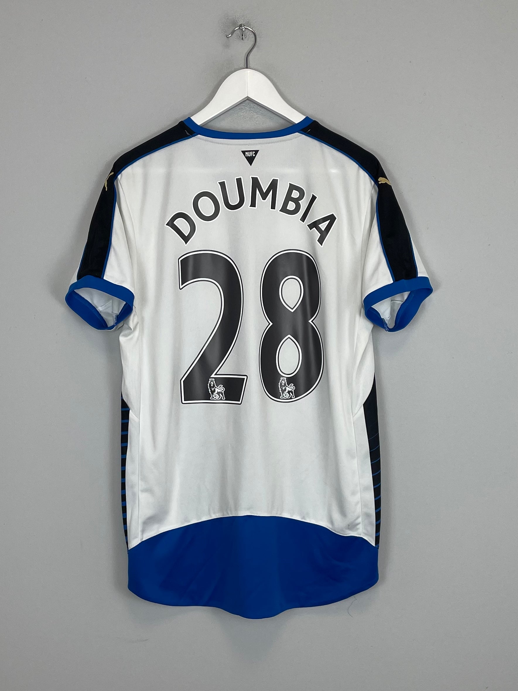 2015/16 NEWCASTLE UNITED DOUMBIA #28 HOME SHIRT (L) PUMA