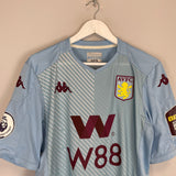 2019/20 ASTON VILLA M.TREZEGUET #17 AWAY SHIRT (XL) KAPPA