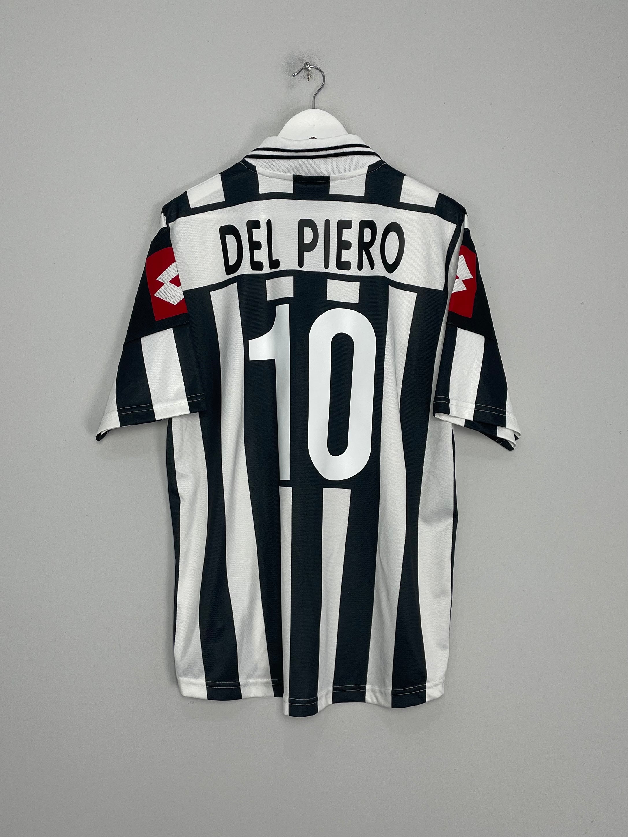 2001/02 JUVENTUS DEL PIERO #10 HOME SHIRT (L) LOTTO