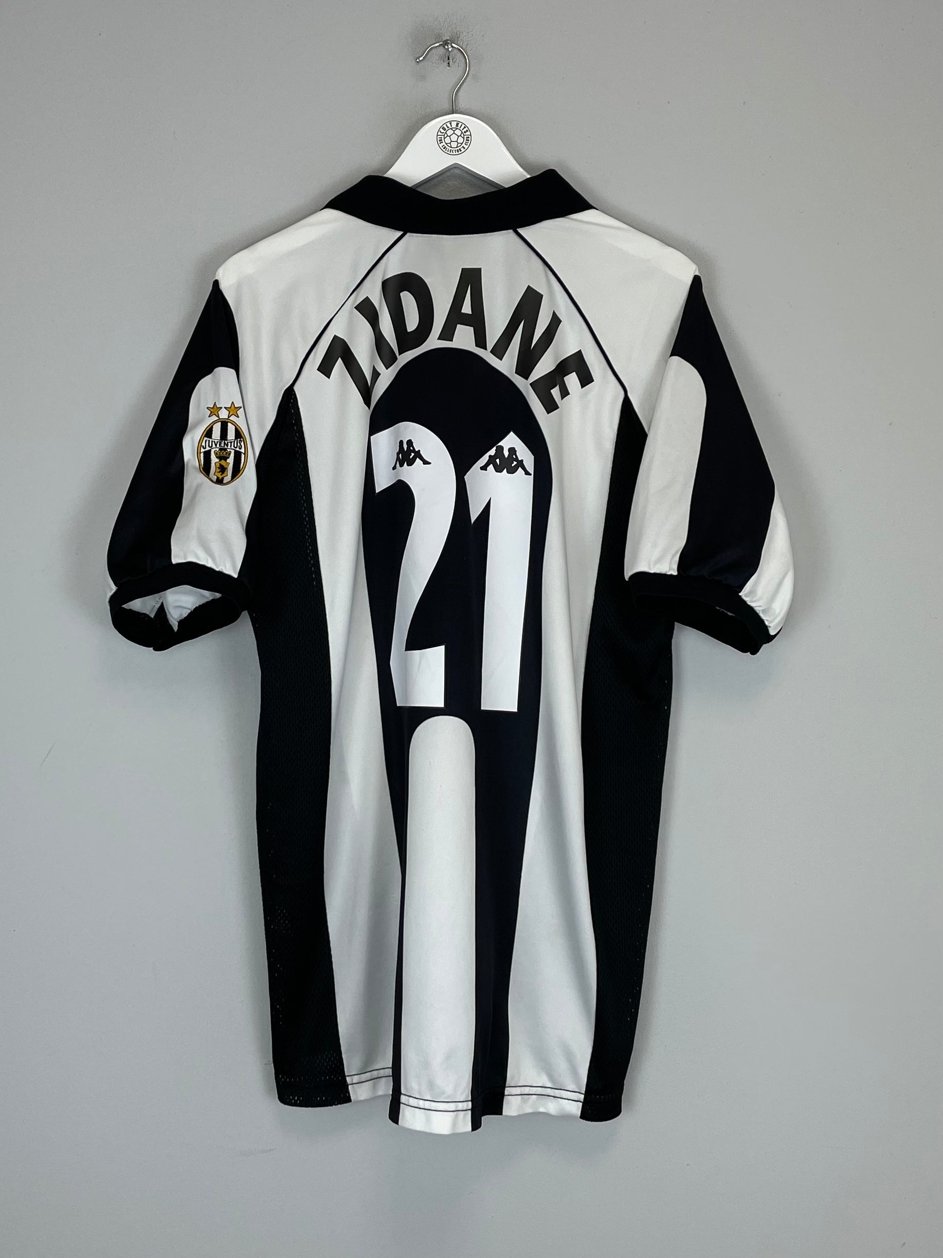 1997/98 JUVENTUS ZIDANE #21 HOME SHIRT (XL) KAPPA