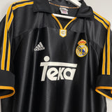 1998/99 REAL MADRID RAUL #7 AWAY SHIRT (XL) ADIDAS