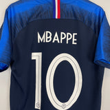 2018 FRANCE MBAPPE #10 HOME SHIRT (L) NIKE