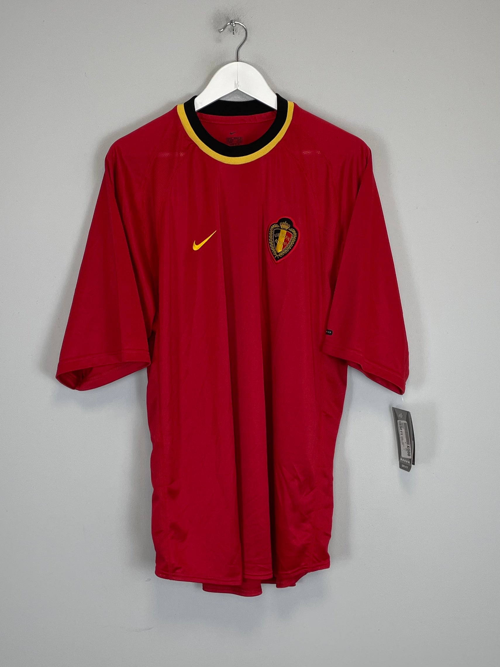 2000/02 BELGIUM *BNWT* HOME SHIRT (XL) NIKE