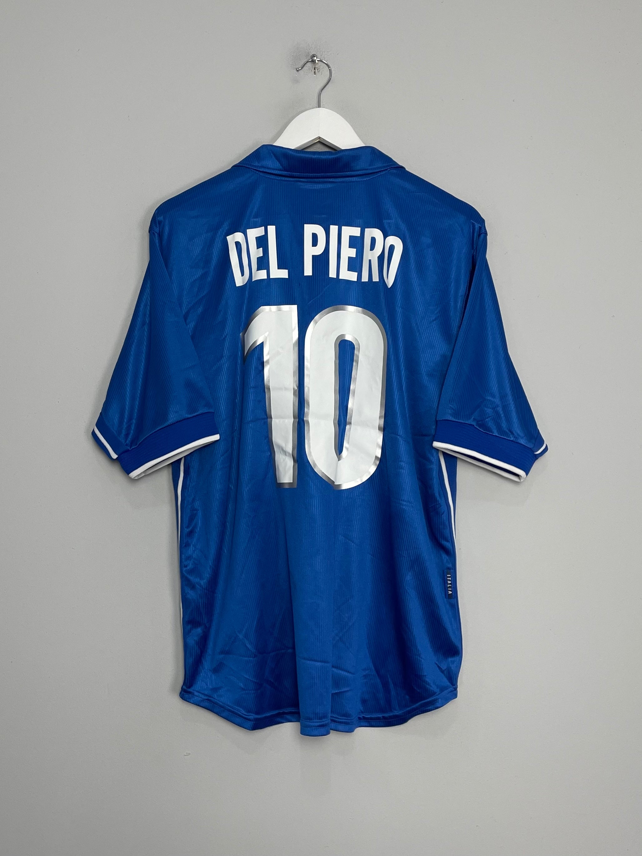 1997/98 ITALY DEL PIERO #10 HOME SHIRT (L) NIKE