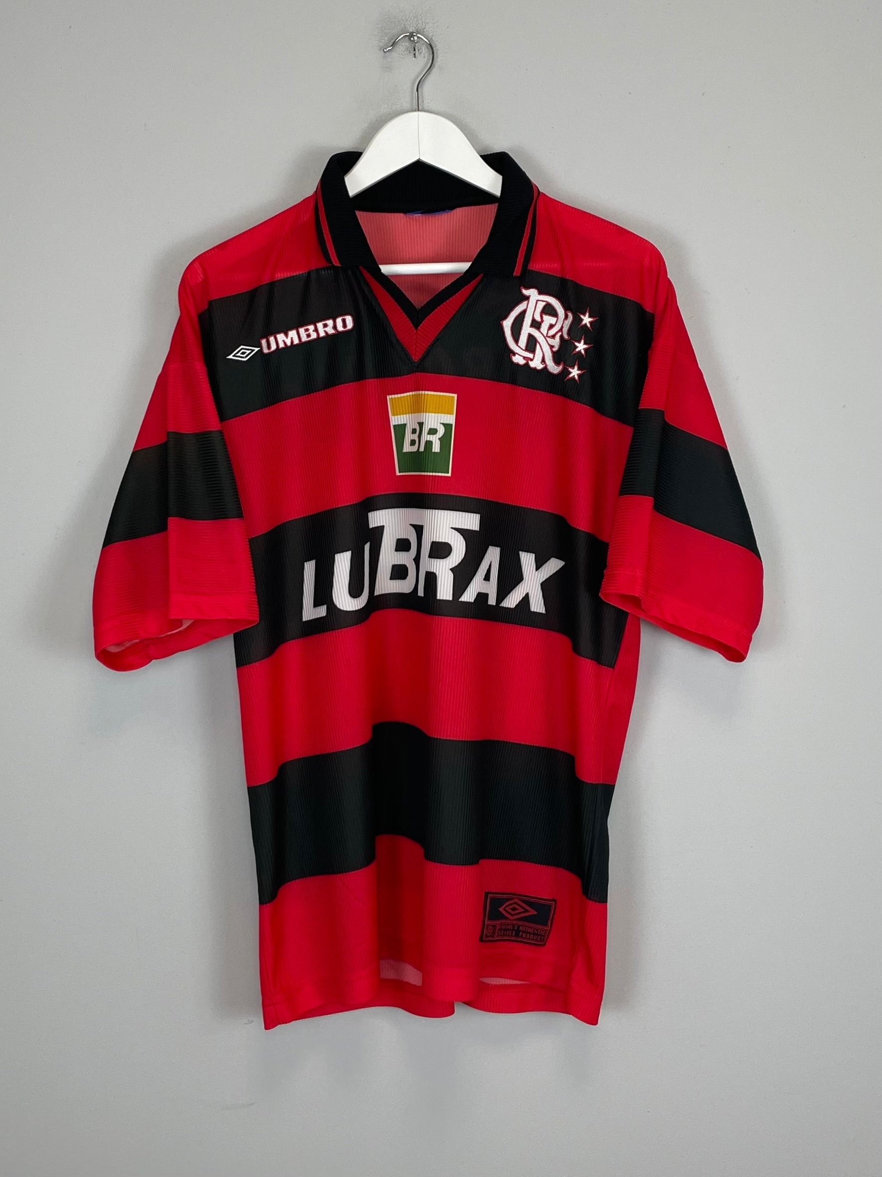 1999 FLAMENGO HOME SHIRT (L) UMBRO