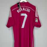 2014/15 REAL MADRID RONALDO #7 *BNWT* AWAY SHIRT (XL) ADIDAS