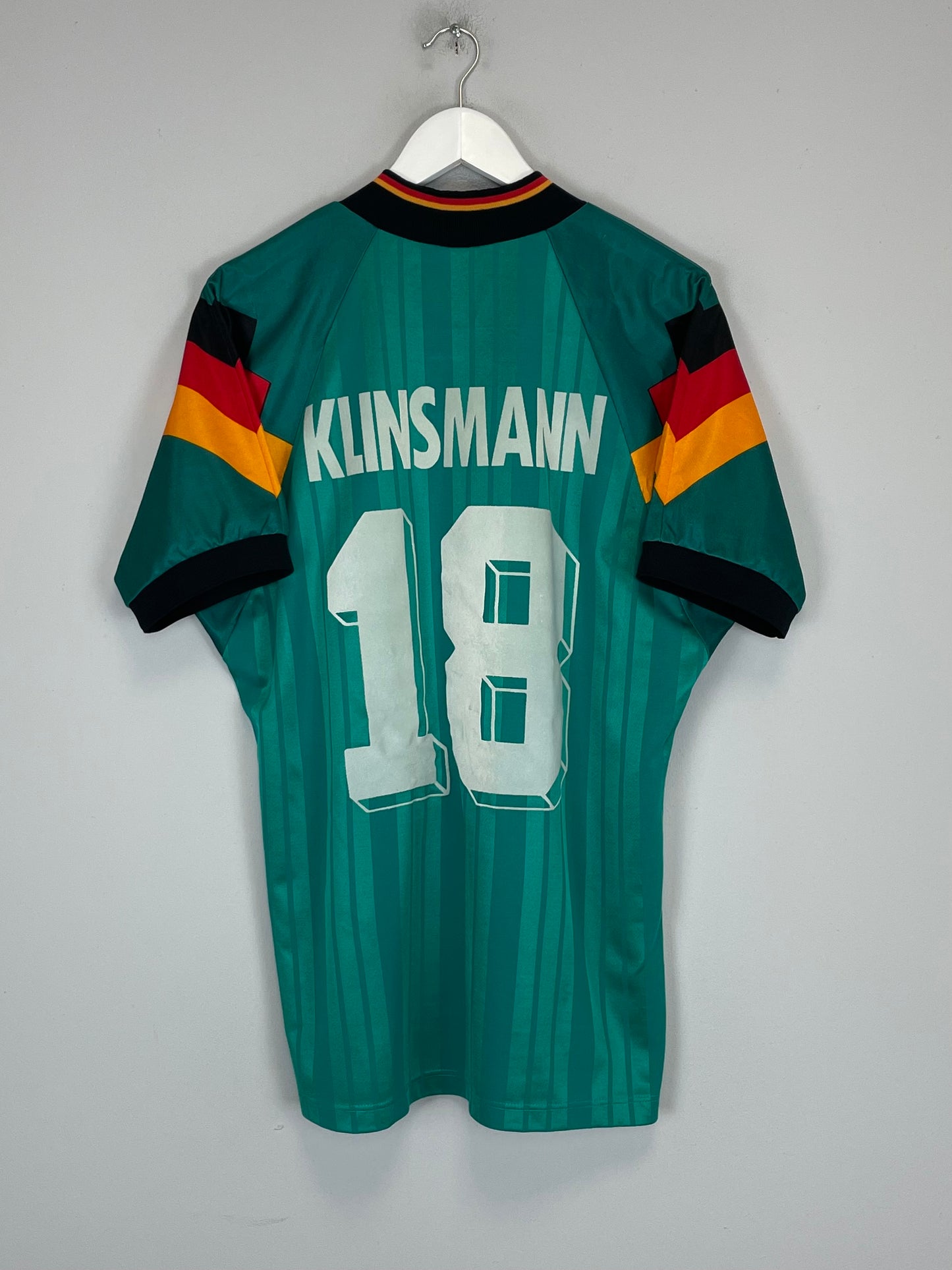 1992/94 GERMANY KLINSMANN #18 AWAY SHIRT (M) ADIDAS