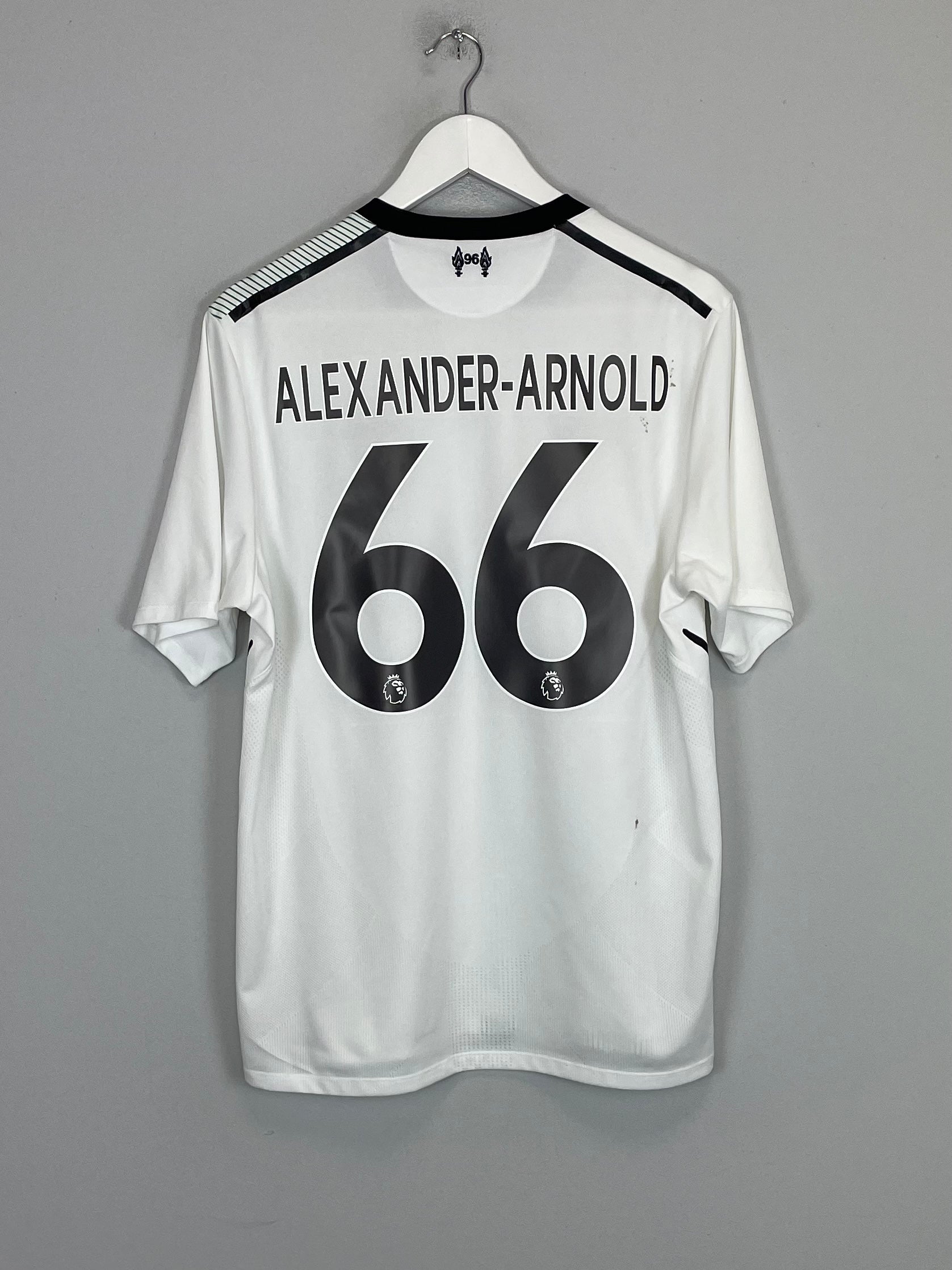 2017/18 LIVERPOOL ALEXANDER-ARNOLD #66 AWAY SHIRT (M) NEW BALANCE