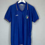 1986/91 ITALY HOME SHIRT (L) DIADORA