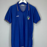 1986/91 ITALY HOME SHIRT (L) DIADORA