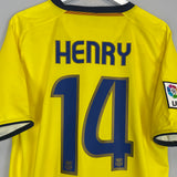 2008/10 BARCELONA HENRY #14 AWAY SHIRT (L) NIKE