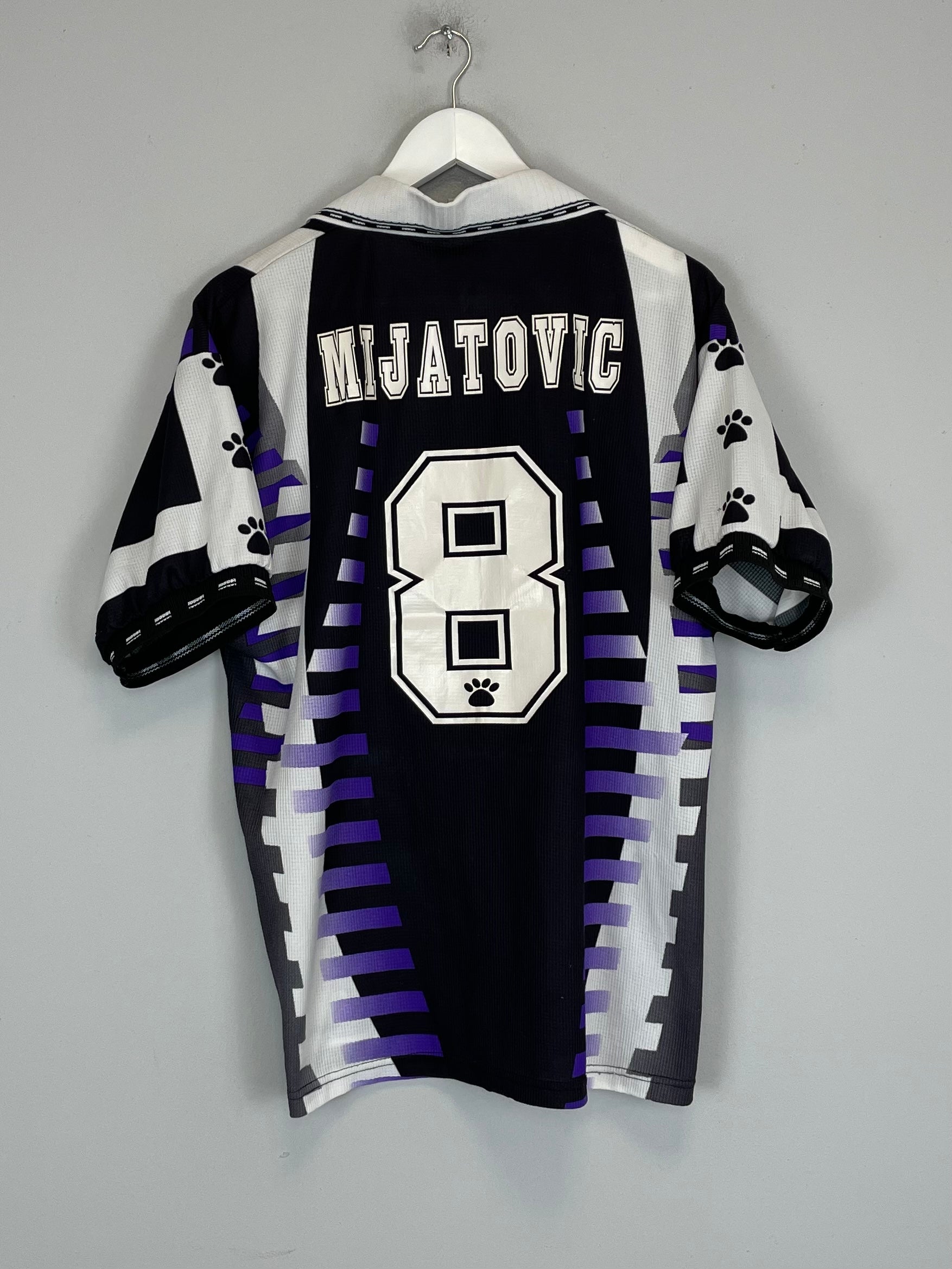 1997/98 REAL MADRID MIJATOVIC #8 AWAY SHIRT (L) KELME