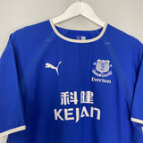 2003/04 EVERTON ROONEY #18 HOME SHIRT (L) PUMA