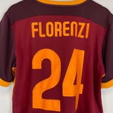 2015/16 ROMA FLORENZI #24 HOME SHIRT (L) NIKE